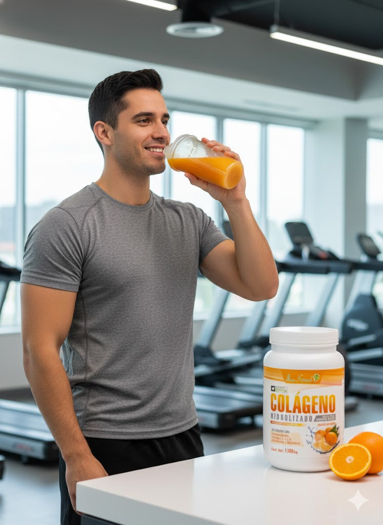Colágeno Hidrolizado Sabor Naranja (1.1 kg) - Max Natural®