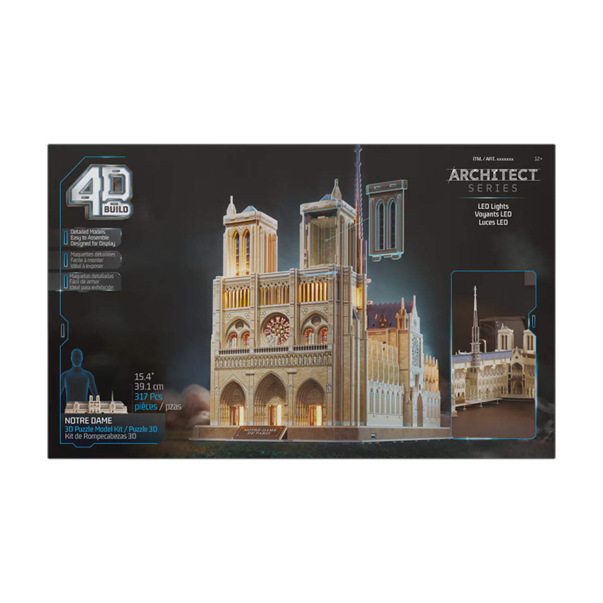 Rompecabezas 3D Catedral Notre Dame