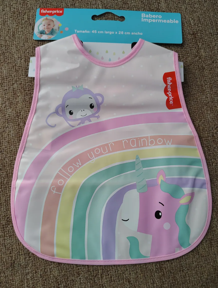 Baberos de Plástico con Bolsillo - Fisher Price®