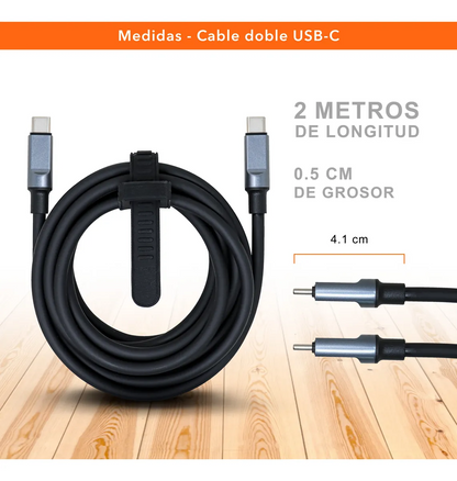 Cable USB-C a USB-C