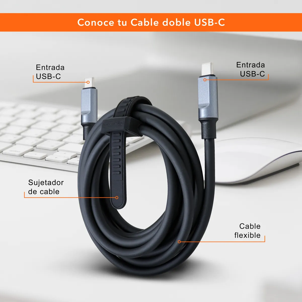 Cable USB-C a USB-C