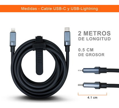 Cable USC-C a Lightning