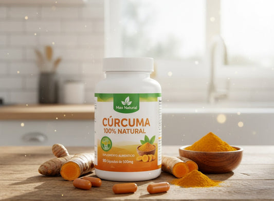 Cápsulas de Cúrcuma 100% Natural - Max Natural®