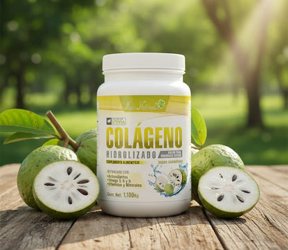 Colágeno Hidrolizado Sabor Guanábana (1.1 kg) - Max Natural®