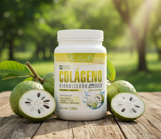 Colágeno Hidrolizado Sabor Guanábana (1.1 kg) - Max Natural®