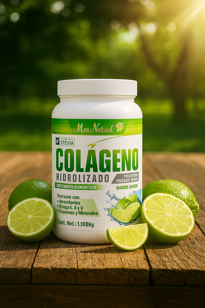 Colágeno Hidrolizado Sabor Limón (1.1 kg) - Max Natural®