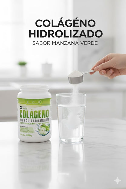 Colágeno Hidrolizado Sabor Manzana (1.1 kg) - Max Natural®