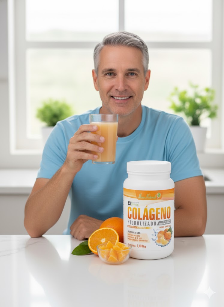 Colágeno Hidrolizado Sabor Naranja (1.1 kg) - Max Natural®