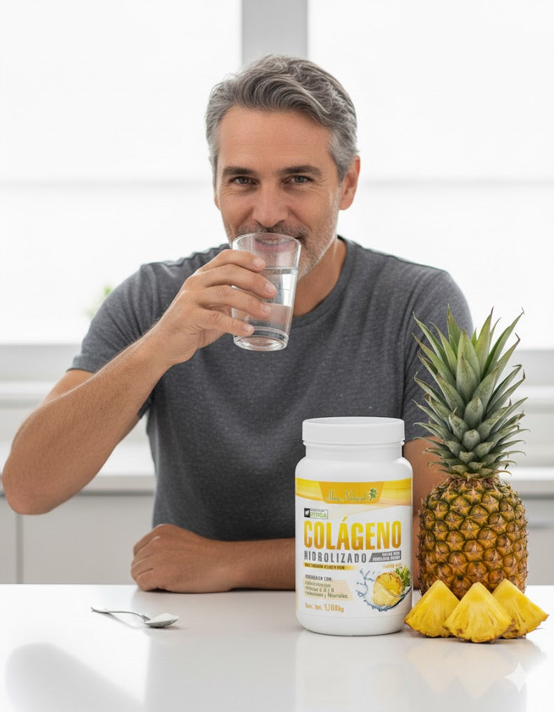 Colágeno Hidrolizado Sabor Piña (1.1 kg) - Max Natural®