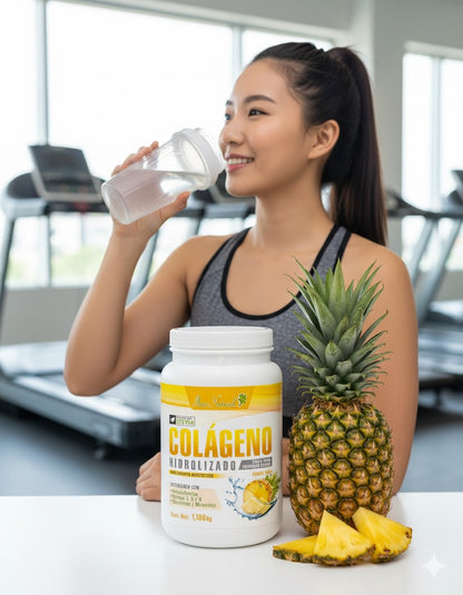 Colágeno Hidrolizado Sabor Piña (1.1 kg) - Max Natural®