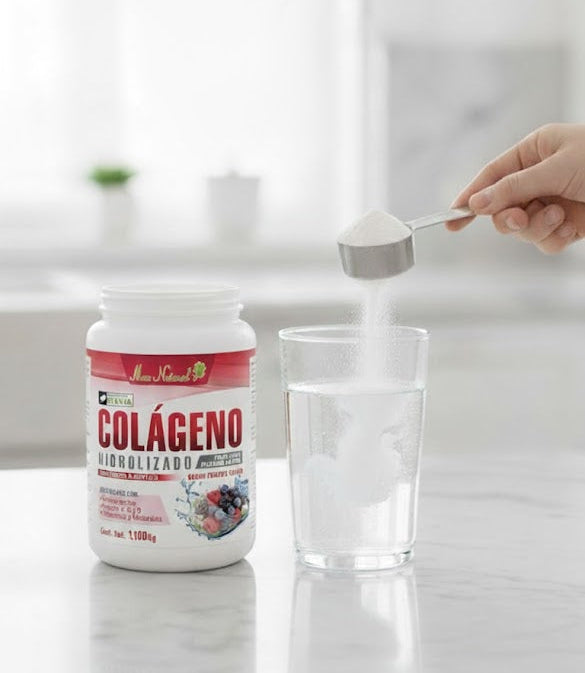 Colágeno Hidrolizado Sabor Frutos Rojos (1.1 kg) - Max Natural®