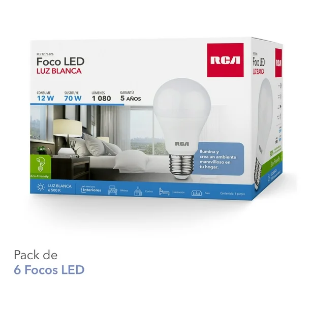 Set de Focos Led 6500K