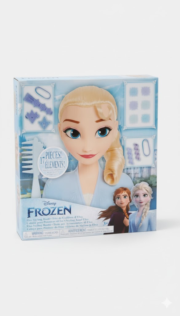 Disney Frozen Elsa Para Peinar Con Accesorios