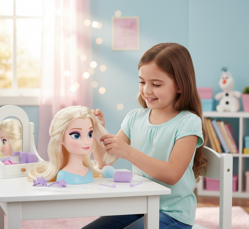 Disney Frozen Elsa Para Peinar Con Accesorios