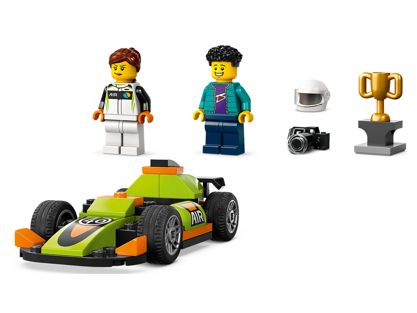LEGO CITY Auto Deportivo de Carreras Verde