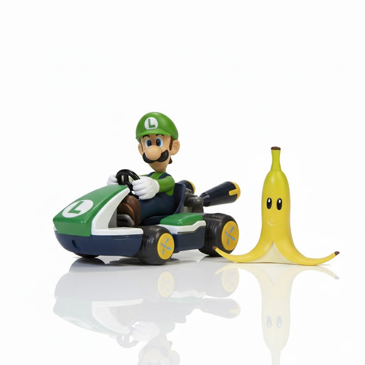 Super Mario Kart Spin Out Luigi Kart
