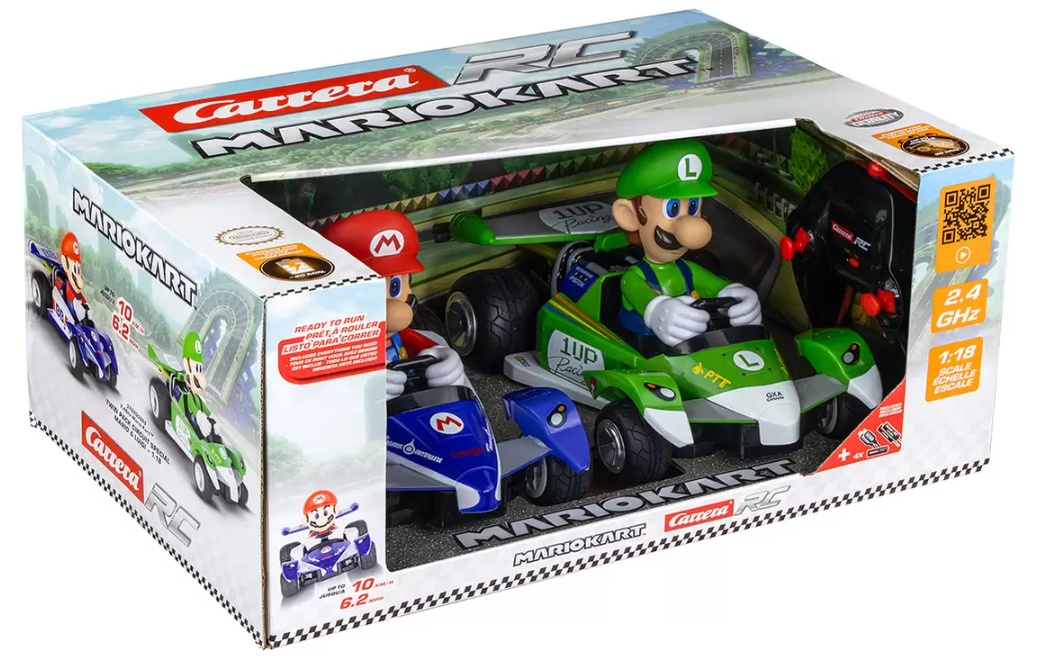 Mario Kart Carrera RC DUO Luigi y Mario
