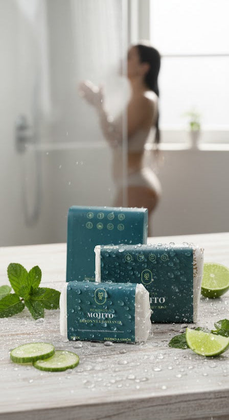 Jabón Mojito - Rearvora (Frescura Energizante y Limpieza Revitalizante)