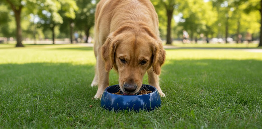 Plato De Alimentación Lenta Para Perros