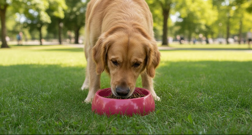 Plato De Alimentación Lenta Para Perros
