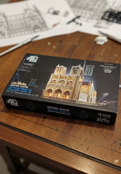 Rompecabezas 3D Catedral Notre Dame