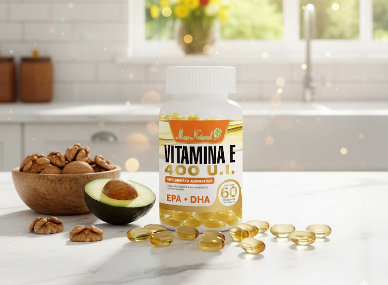 Vitamina E 400 U.I. (Cápsulas) - Max Natural®